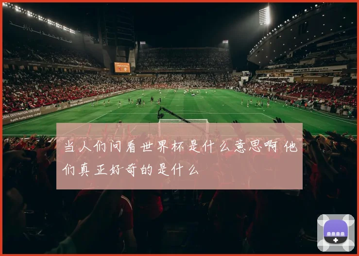 当人们问看世界杯是什么意思啊 他们真正好奇的是什么